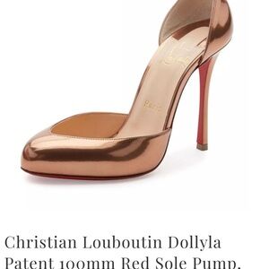 Christian Louboutin Dollyla Patent Red Sole Pump 100mm 39.5